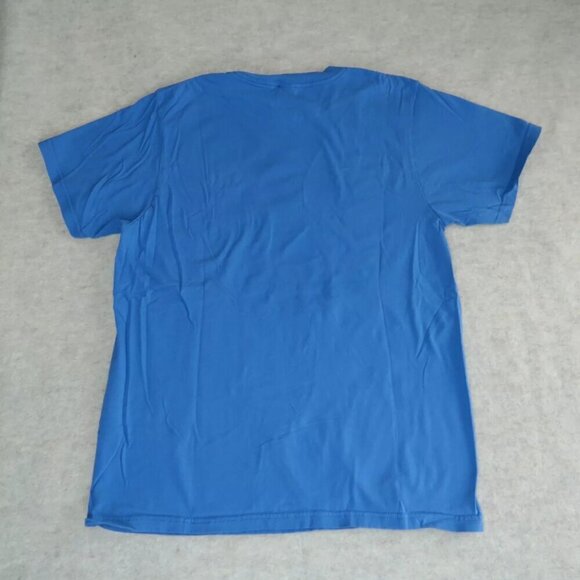 Ocarina Time! T-Shirt Zelda Nintendo Unisex Medium Blue Graphic Logo 100% Cotton - Picture 3 of 5